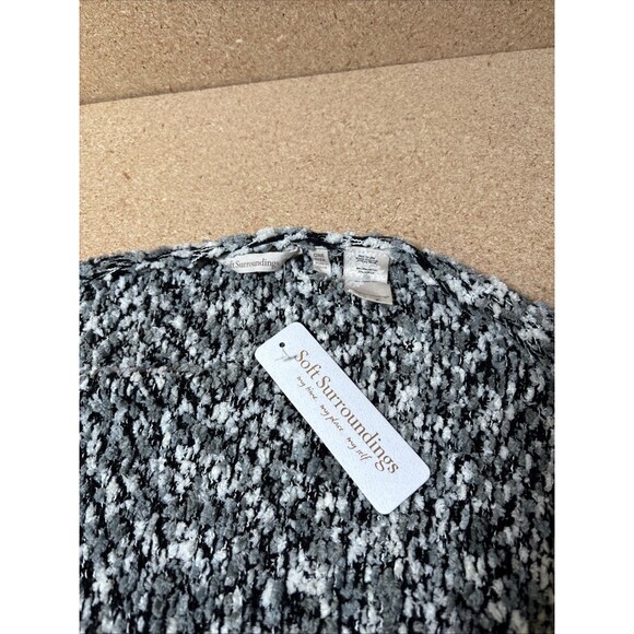 NWT Soft Surroundings Cozy Cloud Wrap ONE SIZE Sweater Wrap Pockets F2 - Picture 2 of 5